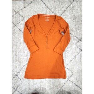 MAX RAVE Slim form fitted Women Small Orange Bella Swan Elena Gilbert vibes 90s